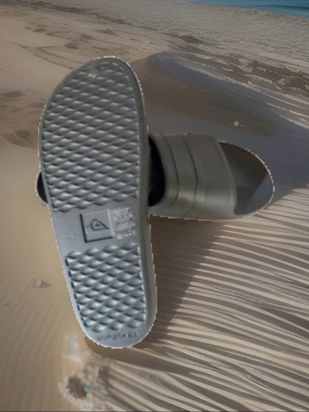 Quiksilver Cloudbreak Slim Men’s Size 10 Slide Sandals. Grey. New with tags.